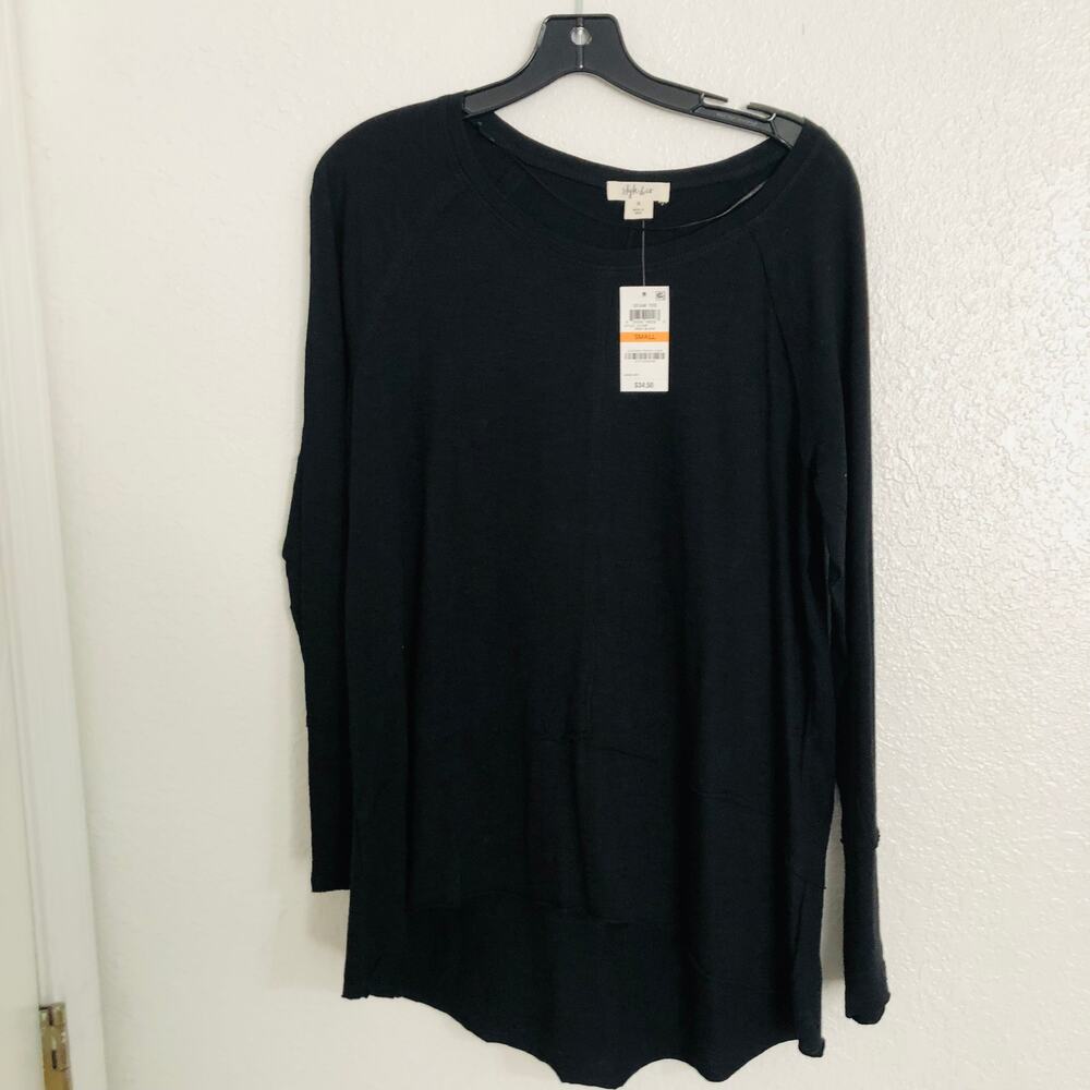 Style & Co orange top/tunic NWT (Size: Small)